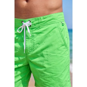 Life Style Butiken Ανδρικό Μονόχρωμο Μαγιό μήκους 40 cm LS131380 LIME 