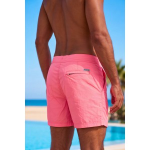 Life Style Butiken Ανδρικό Μονόχρωμο Μαγιό μήκους 40 cm LS131380 PINK Ανδρικά