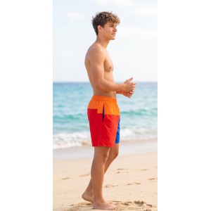 Life Style Butiken Ανδρικό Μαγιό μήκους 43 cm LS1323243 ORANGE Ανδρικά