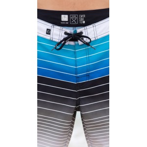 Life Style Butiken Ανδρικό Ριγέ Μαγιό BOARDSHORT μήκους 57 cm LS1486 BLUE Ανδρικά