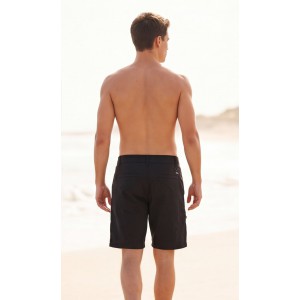 Life Style Butiken Ανδρικό Μονόχρωμο Μαγιό μήκους 50 cm LS153125 BLACK Ανδρικά