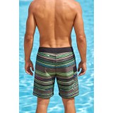 Life Style Butiken Ανδρικό Εμπριμέ Μαγιό BOARDSHORT μήκους 57 cm LS11485 GREEN 4