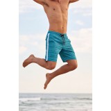 Life Style Butiken Ανδρικό Εμπριμέ Μαγιό BOARDSHORT μήκους 57 cm LS11486 PETROL 6