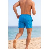 Life Style Butiken Ανδρικό Μονόχρωμο Μαγιό μήκους 40 cm LS11681 CIEL 5