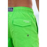 Life Style Butiken Ανδρικό Μονόχρωμο Μαγιό μήκους 40 cm LS11684 LIME 5