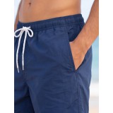 Life Style Butiken Ανδρικό Μονόχρωμο Μαγιό μήκους 40 cm LS11684 NAVY 2