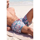 Life Style Butiken Ανδρικό Εμπριμέ Μαγιό μήκους 37 cm LS1203516 PINK 2