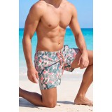 Life Style Butiken Ανδρικό Εμπριμέ Μαγιό μήκους 37 cm LS1203516 PINK 6