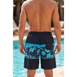 Life Style Butiken Ανδρικό Εμπριμέ Μαγιό μήκους 37 cm LS1203523 NAVY 6