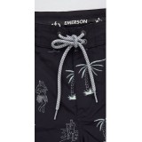 Life Style Butiken Ανδρικό Εμπριμέ Μαγιό μήκους 47 cm LS152412 BLACK 6