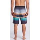 Life Style Butiken Ανδρικό Εμπριμέ Μαγιό BOARDSHORT μήκους 55 cm LS1524133 BLACK 3