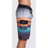 Life Style Butiken Ανδρικό Εμπριμέ Μαγιό BOARDSHORT μήκους 55 cm LS1524133 BLACK 5