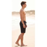 Life Style Butiken Ανδρικό Μονόχρωμο Μαγιό μήκους 50 cm LS153125 BLACK 3