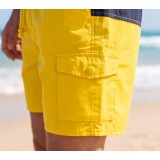 Life Style Butiken Ανδρικό Μονόχρωμο Μαγιό μήκους 38 cm LS154022 YELLOW 4
