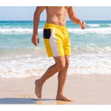Life Style Butiken Ανδρικό Μονόχρωμο Μαγιό μήκους 38 cm LS154022 YELLOW 5