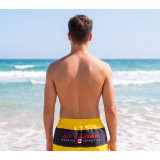 Life Style Butiken Ανδρικό Μονόχρωμο Μαγιό μήκους 38 cm LS154022 YELLOW 6