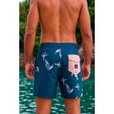 Life Style Butiken Ανδρικό Εμπριμέ Μαγιό BOARDSHORT μήκους 55 cm LS119152422 NAVY 3