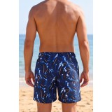 Life Style Butiken Ανδρικό Εμπριμέ Μαγιό μήκους 37 cm LS1300030 NAVY 7