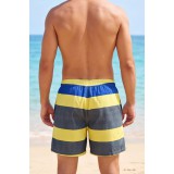Life Style Butiken Ανδρικό Ριγέ Μαγιό 44cm LS1300030 YELLOW 5