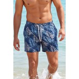 Life Style Butiken Ανδρικό Εμπριμέ Μαγιό μήκους 37 cm LS1300033 PETROL 1