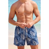 Life Style Butiken Ανδρικό Εμπριμέ Μαγιό μήκους 37 cm LS1300033 PETROL 2