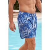 Life Style Butiken Ανδρικό Εμπριμέ Μαγιό μήκους 37 cm LS1300033 ROYAL 2