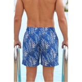 Life Style Butiken Ανδρικό Εμπριμέ Μαγιό μήκους 37 cm LS1300033 ROYAL 3