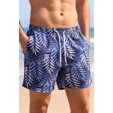 Life Style Butiken Ανδρικό Εμπριμέ Μαγιό μήκους 37 cm LS1300033 NAVY 1