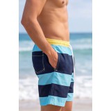 Life Style Butiken Ανδρικό Ριγέ Μαγιό 44cm LS1300030 CIEL 2