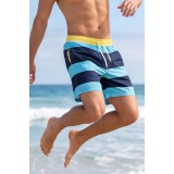 Life Style Butiken Ανδρικό Ριγέ Μαγιό 44cm LS1300030 CIEL 4