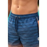 Life Style Butiken Ανδρικό Εμπριμέ Μαγιό μήκους 40 cm LS1551030 NAVY 2