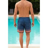 Life Style Butiken Ανδρικό Εμπριμέ Μαγιό μήκους 40 cm LS1551030 NAVY 3
