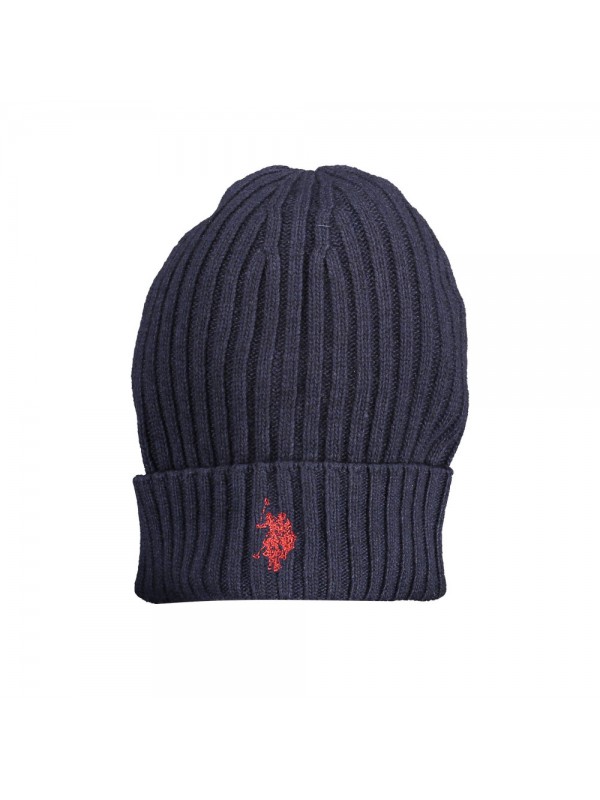 U.S. POLO Ανδρικό Πλεκτό Σκούφος 64245-52321_BLU_179 Navy