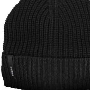 GUESS JEANS Ανδρικό Πλεκτό Σκούφος AM5025POL01_NEBLA Black