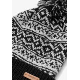 Unisex σκουφάκι με πιέτα και τελειώματα με pompom Tiffosi 10046290 Γκρι 2