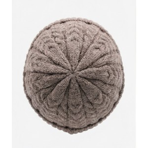 Life Style Butiken Ανδρικός Πλεκτός Σκούφος με πλεξούδα LS116551 Καφέ