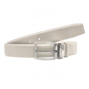 Life Style Butiken Ζώνη Ανδρική Δερμάτινη Χειροποίητη Λεπτή 30/3010 Μπεζ