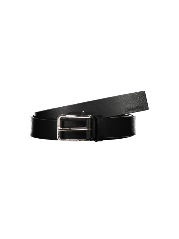 CALVIN KLEIN K50K511344_NEBEH Μαύρο Ανδρική Δερμάτινη Ζώνη 