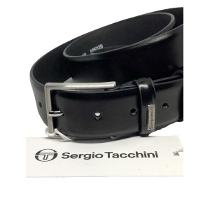 SERGIO TACCHINI Ζώνη Ανδρική Δερμάτινη  Λεπτή C250220C442 BLACK