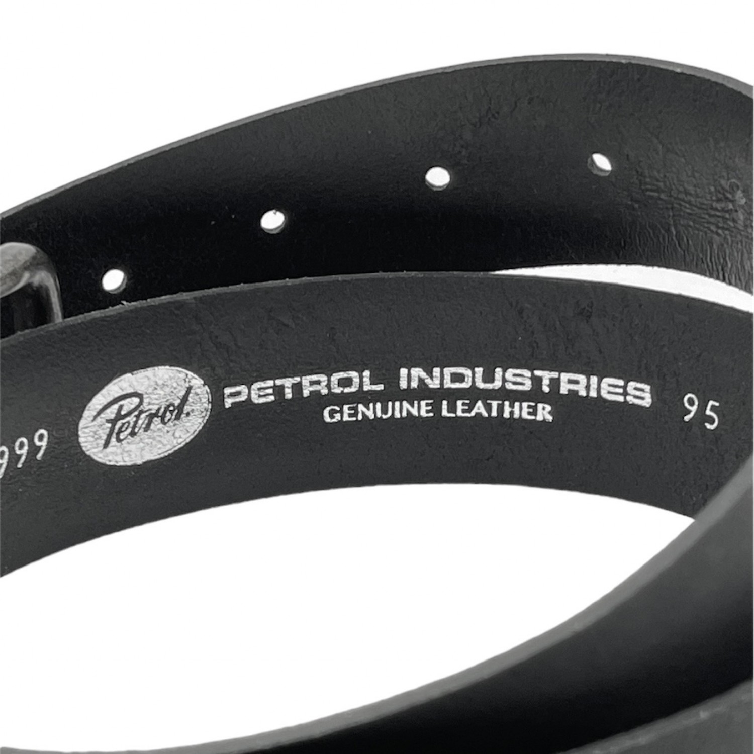 Aνδρική Ζώνη Δερμάτινη με φάρδος 3.5cm Petrol Industries 40386/999 Black