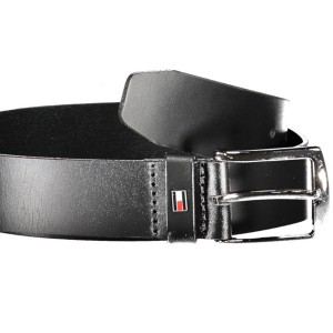 TOMMY HILFIGER Ανδρική Δερμάτινη Ζώνη AM0AM12546_NEBDS Black