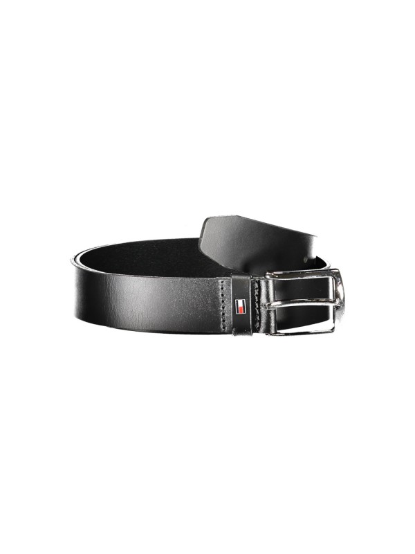 TOMMY HILFIGER Ανδρική Δερμάτινη Ζώνη AM0AM12546_NEBDS Black