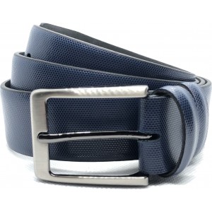 Ζώνη Ανδρική Δερμάτινη χειροποίητη με φάρδος 3,50εκ PLB 55/314 ΜΠΛΕ