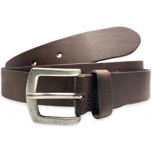 Aνδρική Ζώνη Δερμάτινη με φάρδος 3.5cm Petrol Industries 40381 Καφέ