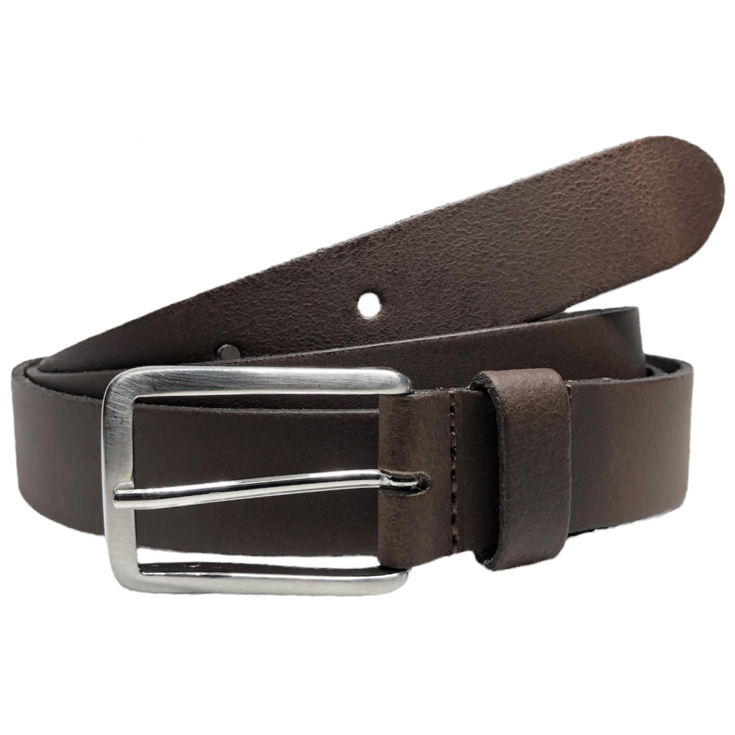 Aνδρική Ζώνη Δερμάτινη με φάρδος 3cm Petrol Industries 30377 Καφέ