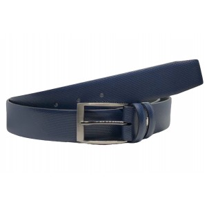 Ζώνη Ανδρική Δερμάτινη χειροποίητη με φάρδος 3,50εκ PLB 55/314 ΜΠΛΕ