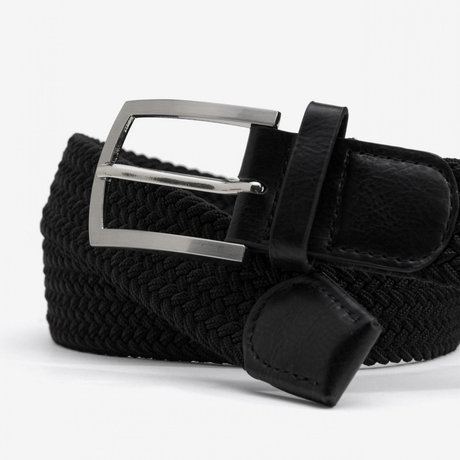 Life Style Butiken Ανδρική Ελαστική Ζώνη Πλεκτή LS110017187_000 Black