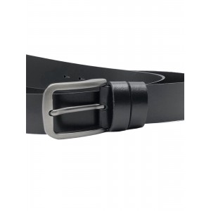 PLB Ζώνη Ανδρική Δερμάτινη χειροποίητη 200/520 Μαύρο