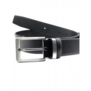 PLB Ζώνη Ανδρική Δερμάτινη Χειροποίητη 5/360 Μαύρο