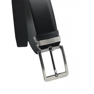 PLB Ζώνη Ανδρική Δερμάτινη Χειροποίητη 5/360 Μαύρο